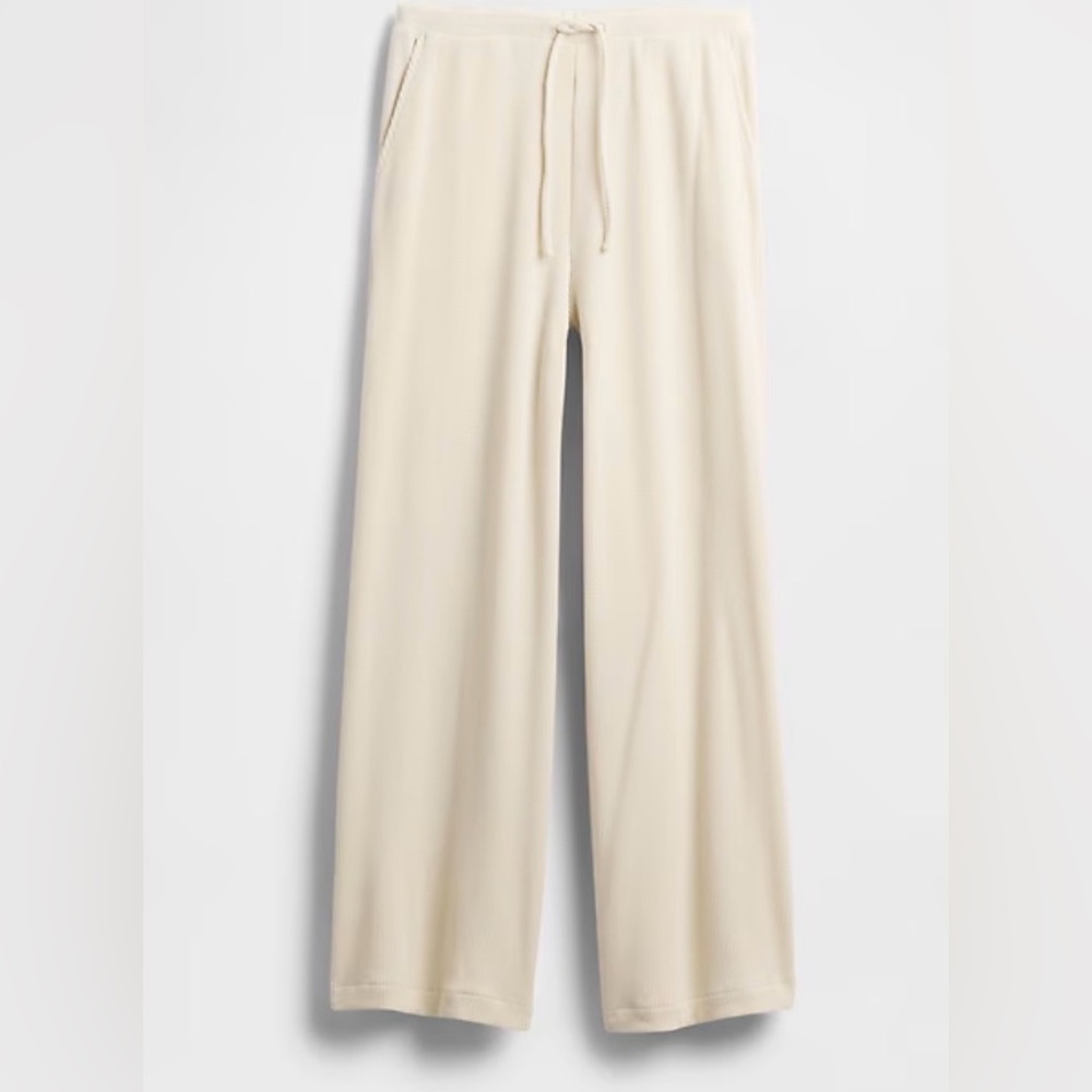 GAP waffle Cream Women's Pants